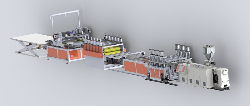 WPC地板挤出生产线